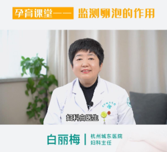 【孕育小课堂】妇科白丽梅：监测卵泡的作用是什么？